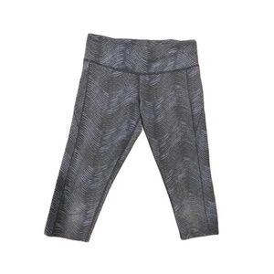 🩷10 for $10🩷 Tuff Athletics Capri Leggings - Blue and Black - Size XS